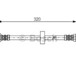 BOSCH 1 987 476 317<br>Brake Hose