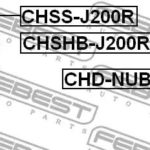 Febest CHSHB-J200RREAR SHOCK ABSORBER BOOT