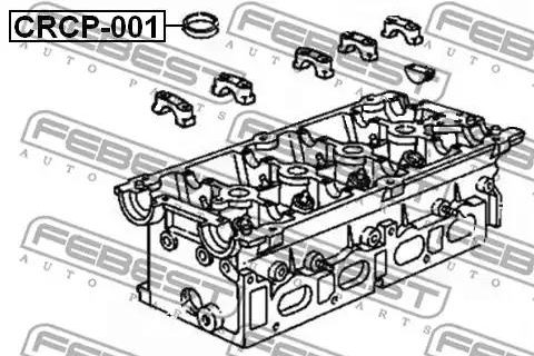 Febest CRCP-001<br>SEAL RING, SPARK PLUG TUBE