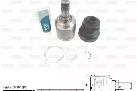 Pascal G73015PCJoint Kit, drive shaft