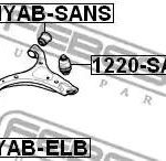 Febest HYAB-SANSFRONT ARM SMALL BUSHING
