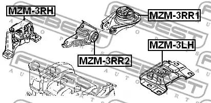 Febest MZM-3RHRIGHT ENGINE MOUNT (HYDRO)