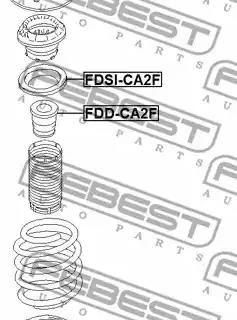 Febest FDSI-CA2F<br>SPRING UPPER SEAT