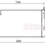 Van Wezel 27002249<br>Radiator, engine cooling