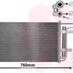 Van Wezel 27005252<br>Condenser, air conditioning