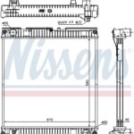 MAN Radiator Assembly <br>Nissens